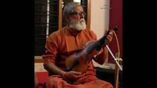 Trichur C Rajendran violin sriramapadama amrutavahini Thyagarajar [upl. by Eonak]