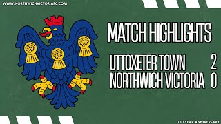 Uttoxeter Town v Northwich Vics  Highlights  291024 [upl. by Samal]