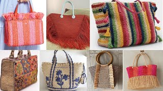 Top trend Crochet Tote Bag  Shoulder Bags Super Neat  Crochet Bags For Beginner  Boho Chic Bag [upl. by Chev]