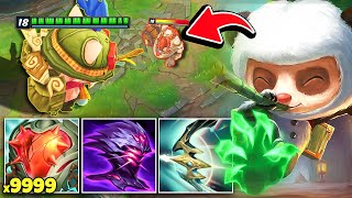 This tank Teemo build has unlimited health [upl. by Akkire555]