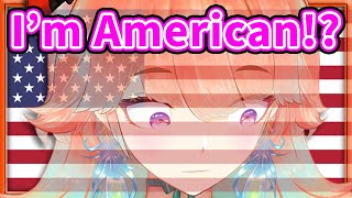 Kiara Realized That Shes Part American 【Takanashi Kiara  HololiveEN】 [upl. by Tedda34]