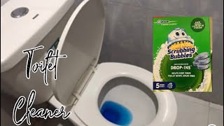 Scrubbing Bubbles Drop Ins Toilet Bowl Cleaner Instructions  Sheryl Beldeniza [upl. by Eihctir684]