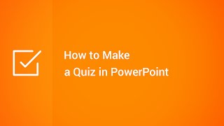 How to Make a Quiz in PowerPoint [upl. by Ahtiekal6]