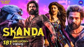 Ram Pothinenis  SKANDA  New Released South Indian Hindi Dubbed Movie 2024  Sreeleela [upl. by Worden]