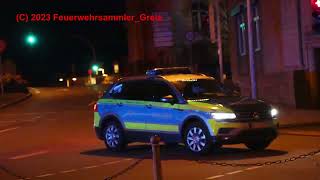 5 FuStw Polizei Greiz Absicherung einer Demo [upl. by Neeuq861]