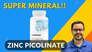 Zinc Picolinate Review by Thorne  The Super Mineral and Supplement for you overall Health [upl. by Ahcsrop]