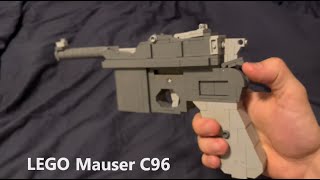 LEGO Mauser C96  Jims LEGO Guns [upl. by Tizes372]