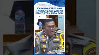 Jawab Kontroversi Pemecatan Ipda Rudy Soik Kapolda NTT sampai Kepalkan Tangan di Hadapan DPR [upl. by Moorefield]