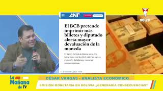 Bolivia ¿se imprimirán más billetes 2da convocatoria internacional ante un escenario de inflación [upl. by Haven]