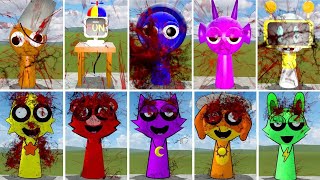 EVOLUTION PARASITE FROM SPRUNKI INCREDIBOX FAMILY In Garrys Mod [upl. by Demaria]