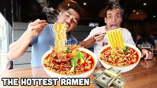 EATING THE SPICIEST RAMEN IN THE WORLD  Gone Wrong [upl. by Aicen]