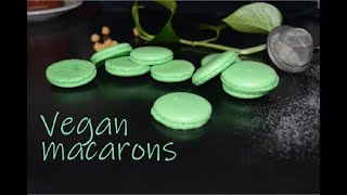 BEST Vegan macarons  NO EGGS  Failproof recipe  AQUAFABA Macarons [upl. by Cedric390]