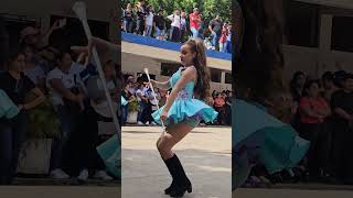 Elegancia Águilas Marching Band ElSalvador live dance cachiporristas bellezalatina [upl. by Eerehs375]