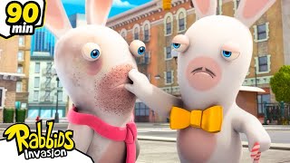 Rabbids invade the Met Gala with crazy outfits  RABBIDS INVASION  New compilation  Kids Cartoon [upl. by Pattin]