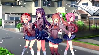 【AMV】doki doki literature clubYour Realitywith lyrics [upl. by Wager]