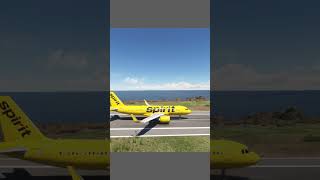 Spirit airlines when you don’t pay for the nice takeoff aviation airbus a320neo msfs2020 saba [upl. by Jule666]