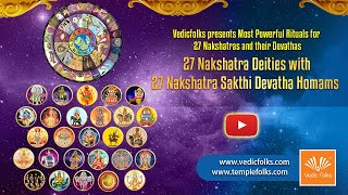 27 Nakshatras and their Devathas  Vedicfolks [upl. by Ibbob]