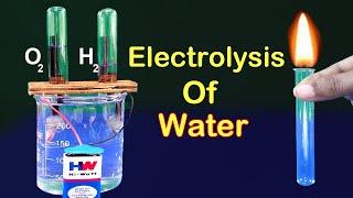 Electrolysis part 4 Electrolysis Of water [upl. by Keel]