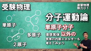 【201復習物理（熱力学）】分子運動論を基礎から丁寧に説明します [upl. by Fadden]