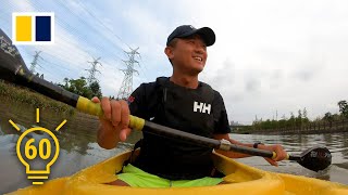 Commuting by kayak a breath of fresh air for Shanghai office worker [upl. by Ahseal194]