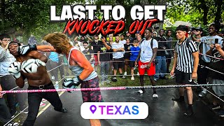 LAST TO GET KNOCKED OUT IN DALLAS TX [upl. by Tonye]