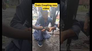 Train Coupling work  train coupling technology trendingshorts indianrailways [upl. by Jimmy]