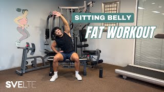 Easy Sitting Workout To Lose Belly Fat [upl. by Novyaj424]