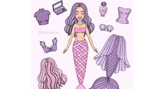 Mermaid doll dress up 🤩🤩😍🤩 [upl. by Nnayelsel783]