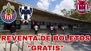 REVENTA DE BOLETOS quotGRATISquot CHIVAS VS MONTERREY  TU ESPACIO CHIVA [upl. by Audri419]