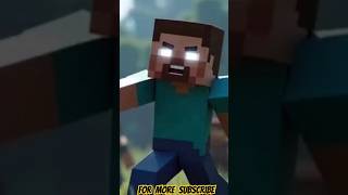 HEROBRINE EDIT MINECRAFT minecraft minecraftanimation [upl. by Anaujik]