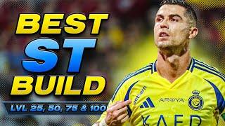 BEST STRIKER BUILD FOR LVL 255075 amp 100  EAFC 25 Clubs [upl. by Ainsworth529]