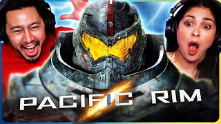 PACIFIC RIM 2013 Movie Reaction  First Time Watch  Charlie Hunnam  Idris Elba  Charlie Day [upl. by Ekud645]