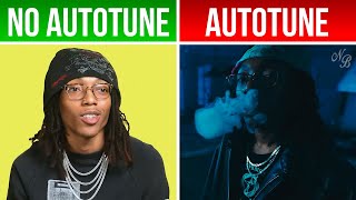 Lil Tecca 500lbs  AUTOTUNE VS NO AUTOTUNE Genius [upl. by Odeen445]