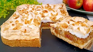 Ich habe noch nie so leckeren Apfelkuchen gegessen 😋😋😋 Einfaches und leckeres Rezept [upl. by Navis]