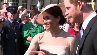 Meghan and Harry make first appearance since wedding  ITV News [upl. by Morey]