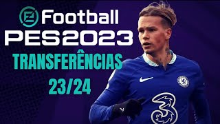 eFootball PES2023 PS3  TRANSFERÊNCIAS e UNIFORMES ATUALIZADOS 2324 [upl. by Baggott]