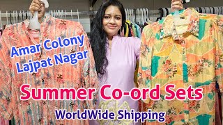 Summer Special Coord Set Collection Lapat Nagar Wholesale amp Retail [upl. by Analihp]