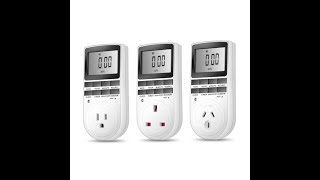 Timers CE certified socket timer switch power timer digital plug microcomputer time [upl. by Chesnut436]