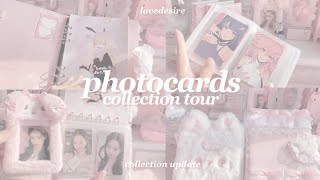 photocards collection tour ੈ✩‧₊˚  collect book binder tour  🎀🎧 [upl. by Faustine]