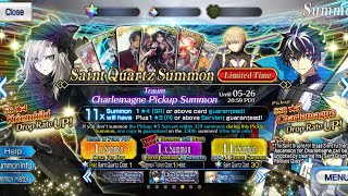 FateGrand Order  Traum Charlemagne Pickup Summon [upl. by Nilek]