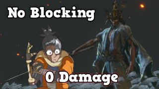 Sekiro Worlds First 0 HitDamage No Blocking Immortal Severance Run [upl. by Padgett]