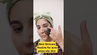 Best Skincare Routine for acne prone oily skin Part 5 blackheads whiteheads [upl. by Ailahk]