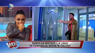 WOWBIZ 03102017 Andreea Mantea la lasat pe Victor in chiloti O farsa de zile mari Partea III [upl. by Ymmat]