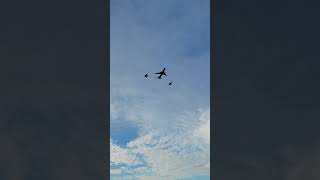 Air Force Flyover  Nicholls State  LSU 09072024 [upl. by Nilyak]