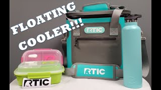 RTIC Floating Cooler Review  Soft Pack 20 [upl. by Tengdin]