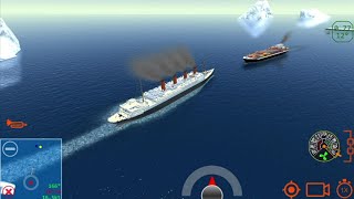 RMS AQUITANIA VS CONTAINER SHIP [upl. by Emiline]