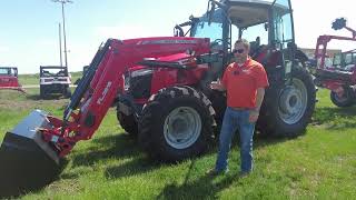 Best 100 Hp Loader Tractor is Massey Ferguson 5711D Here is Why [upl. by Anhsirk]