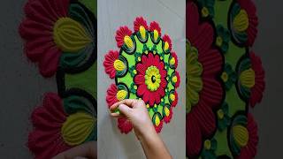 Easy amp Simple Rangoli design rangoli art [upl. by Drofnas89]