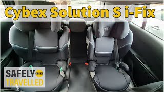 Cybex Solution S iFix  Unboxing assembly and installation [upl. by Aggappe439]