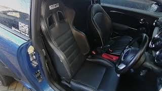 Fitting Sparco Bucket Seats To My Mini R56 [upl. by Aneetsirk]